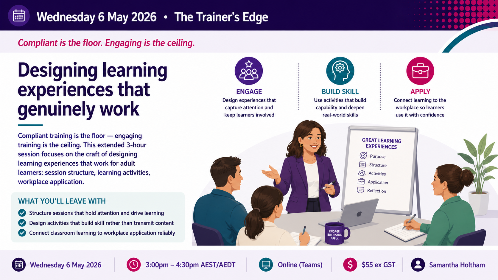 Designing Engaging Learning Experiences | Events | Vivacity